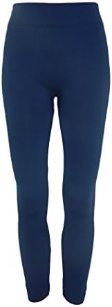 Women's Slimming Tummy Control High Waisted Smooth Look Shapewear Leggings (Navy)