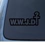 WWJD - What Would Jesus Do? - Vinyl Decal Sticker #1309 | Vinyl Color: Black