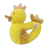 Organic Cotton Chicken Rattle