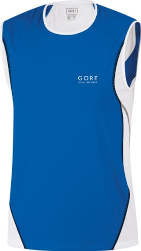 GORE RUNNING WEAR Herren/uni Tank Top AIR, azur blue/white, M Preisvergleich