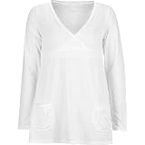 FULL TILT Girls Long Sleeve Baby Doll - White