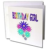 Birthday - Birthday Girl - Greeting Cards-12 Greeting Cards with envelopes