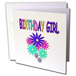 Birthday - Birthday Girl - Greeting Cards-12 Greeting Cards with envelopes
