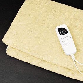 PIFCO PE151 Electric Heated Throw & Over Blanket - Cream