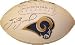 Sam Bradford Autographed/Hand Signed St. Louis Rams Logo Football