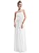 Ever Pretty Charming Empire Waist Bowtie Strapless Long Evening Dress 09060, Size 10, White, HE09060WH12