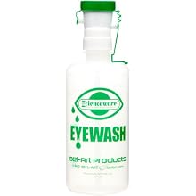 Bel-Art, Scienceware, 248510000, Bottle, Low Density Polyethylene, Eye Wash, Capped Air Vent Valve, Eyecup, 32 Oz. Empty
