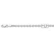 14K White Gold Cable Chain - 3.10mm - 24 inch