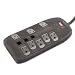 INNOVERA Surge Protector 8 Outlets 6ft Cord Tel/DSL 2160 Joules Sliding Safety Outlet Covers