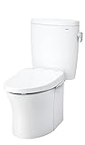 【取替交換付き(北海道)】 TOTO トイレ セット品:便器+ウォシュレットKF1 (TCF8CF55)  マンション向け ホワイト EXKF100059(THK)