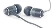 Two-tone Black Sound2 "ELITE" Replacement earphones earbuds for Ipod or MP3 players w/Free Earphone Case - GREAT VALUE!