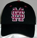 Mississippi State Bulldogs Black Wool One-Fit Cap (Medium)