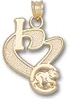 Chicago Cubs "I Heart C Bear" 3/4" Charm/Pendant -14K/10K, Stainless Steel or Gold Plated