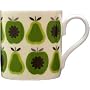 Orla Kiely Bone China Mug - Green Apples & Pears
