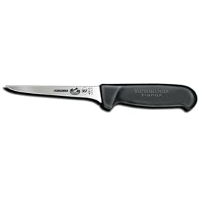 R H. Forschner by Victorinox 5-Inch Straight Boning Knife, Black Fibrox Handle by R.H. Forschner Victorinox