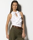 Ralph Lauren - Lauren by Ralph Lauren Sleeveless Ruffled Top