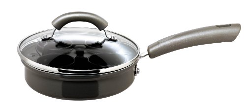 This Morning By Prestige - Cookware - Pocheuse à oeufs - Anti-adhésif - Aluminium - Gris - 20 cm (Import Grande Bretagne)