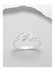 CZ Ring In 92.5 Sterling Silver