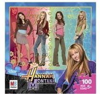Childrens Toyshop  Toys : Hannah Montana 100 Piece Puzzle