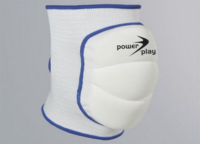Knieschuetzer Training, weiss, Polyester,