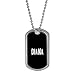 Diana - Name Military Dog Tag Luggage Keychain
