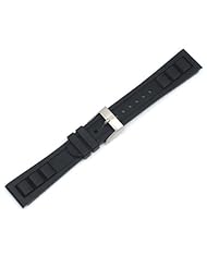 Swiss Army Ground Force Black Rubber Watch Strap