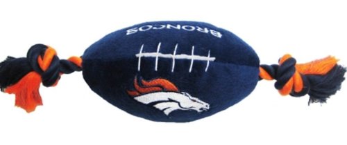 Detail image DoggieNation DEN-30331 One Size Denver Broncos Plush Dog Toy