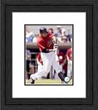 Framed Carlos Lee Houston Astros Photograph