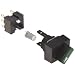 Omron A165W-J2MG-24D-2 Knob Type Selector and Switch, Solder Terminal, IP65 Oil-Resistant, 16mm Mounting Aperture, LED Lighted, 2 Notches, Manual Reset Method, Rectangular, Green, 24 VDC Rated Voltage, Double Pole Double Throw Contacts