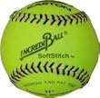 Set of 2 Incrediball 11" Softstitch Softball - Yellow