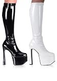 6.5 Inch Chunky Heel Boot With Inner Zipper. Formerly Pl-Candy-100.