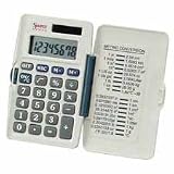 (Price/EA)8 Digit Dual Power Pocket Calculator,2-1/4x3-3/4x1/4