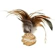 KONG STRW BALL W/FEATHERS CW41