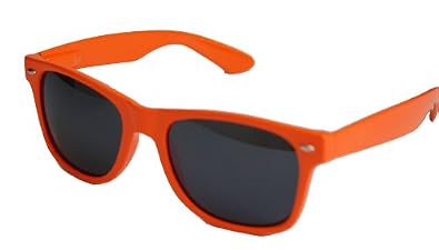 Click here to buy Classic Orange Wayfarer Blues Brothers Sunglasses by Gravity Shades.