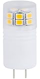Newhouse Lighting G8 LED Bulb Halogen Replacement Lights, 3W (25W Equivalent), Bi-Pin, 280 lm, 120V, 3000K, Non-Dimmable