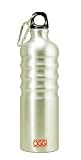 Oggi Lustre Aluminum Sport Bottle, Pearl Grey