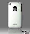 SHIELD Apple 3G 3GS iPhone Shield Polycarbonate Slim Fit Case + Microfiber Cleaning Cloth - (White)
