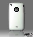 SHIELD Apple 3G 3GS iPhone Shield Polycarbonate Slim Fit Case + Microfiber Cleaning Cloth - (White)