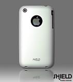SHIELD Apple 3G 3GS iPhone Shield Polycarbonate Slim Fit Case + Microfiber Cleaning Cloth - (White)