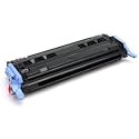 1 Black Compatible Laser Toner Cartridge for HP Laserjet 1600 2600 2600n 2605 2605n 2605dn 2605dtn CM1015 CM1017 Printer , Black Remanufactured Q6000a