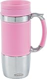 Trudeau Board Room 16 Ounce Travel Mug, Pink 31ilqDFnfyL. SL160 Trudeau Board Room 16 Ounce Travel Mug, Pink