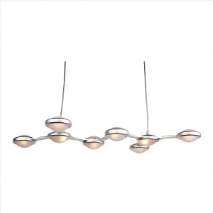 ET2 Silhouette E20938-09 Round (2H x 27W) Pool Table 8 Light 160 watt Pendant in Polished... by ET2 Lighting