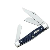 Case Knives 13004 American Workman Large Stockman Pocket Knife with Blue Handles (Misc.)
