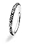 SPINNING Jewelry Damenring 925 Sterling Silber *GLOBE* Black