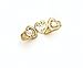 14K 3 CZ HEART TOE RING - GH23918
