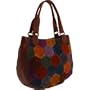 Lucky Brand Magic Mushroom Suede Patch Shopper Multi