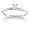 Platinum Princess Cut Solitaire Diamond Engagement Ring (1/4 ct, G-H Color, VS2 Clarity), Size 7
