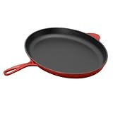 Le Creuset Enameled Cast-Iron 15-3/4-Inch Oval Fish Skillet, Cherry
