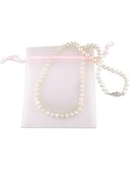 Sterling-Silver 5-5.5 MM White Freshwater Cultured Pearl Strand, 18"