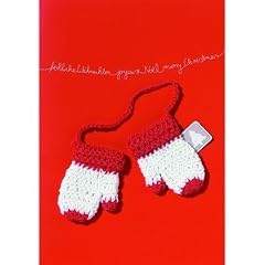 R�der Winter Strick Karte - "Handschuhe"